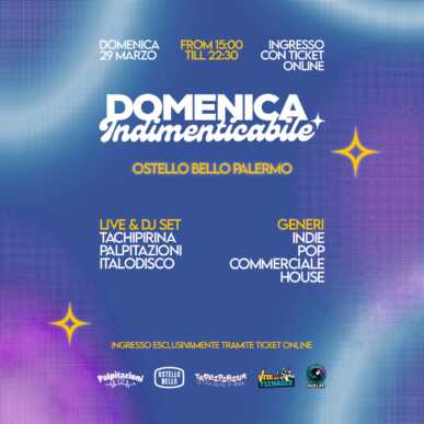 Domenica indimenticabile