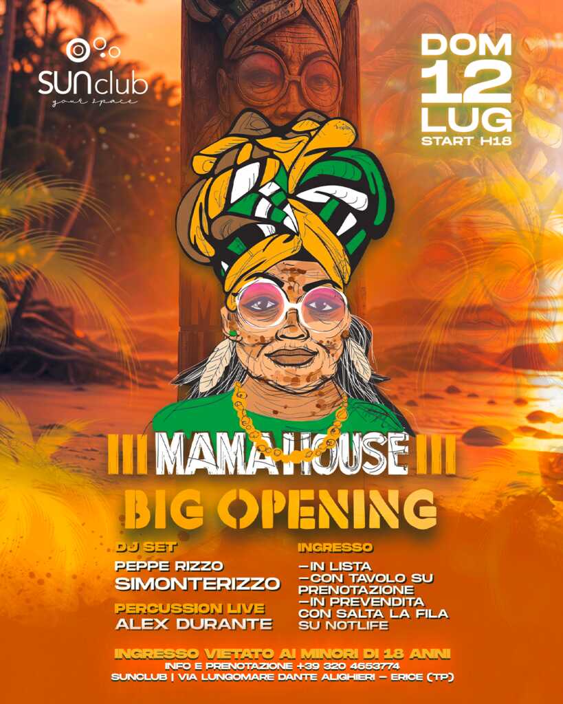 Locandina Big Opening Mamahouse