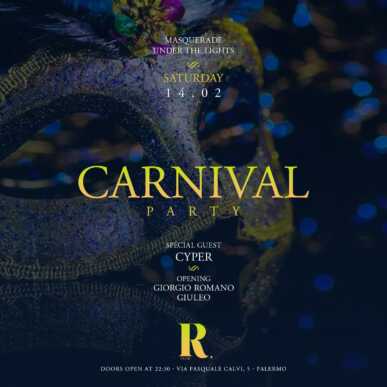 CARNIVAL – SATURDAY NIGHT 14.02.2026 | R Club