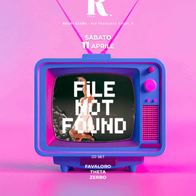 FILE NOT FOUND 11.04.2026 | R CLUB