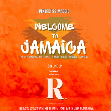 WELCOME TO JAMAICA 29.05.2026 – R Club