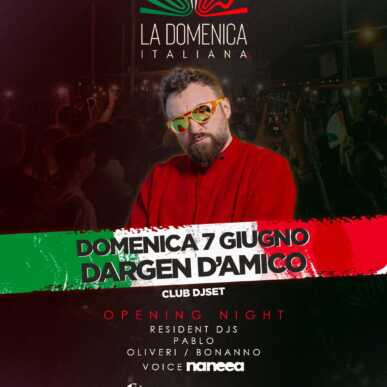 LA DOMENICA ITALIANA w DARGEN D’AMICO 7.06.2026 – IClub