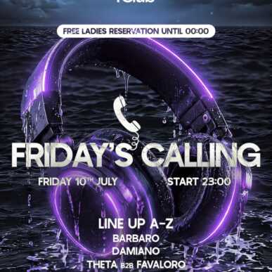 FRIDAY’S CALLING 10.07.2026 | IClub