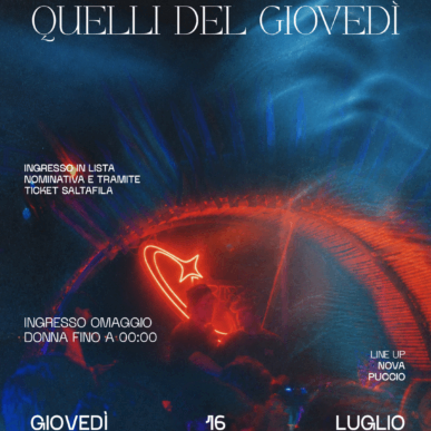 QUELLI DEL GIOVEDI | 16 LUGLIO 2026 IClub
