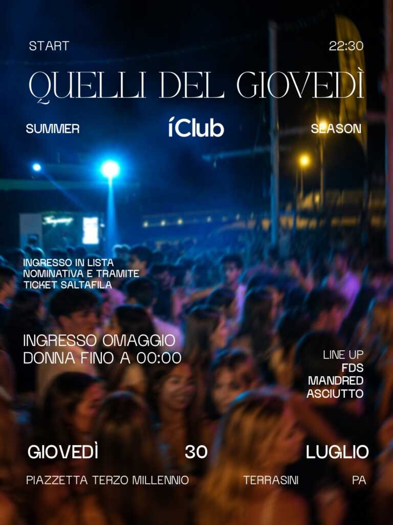 Locandina Quelli Del Giovedì