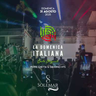 LA DOMENICA ITALIANA 31.08.25 Solemar Club