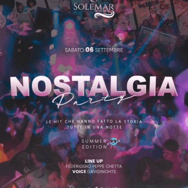 NOSTALGIA PARTY 6.09.2025 | Solemar Club