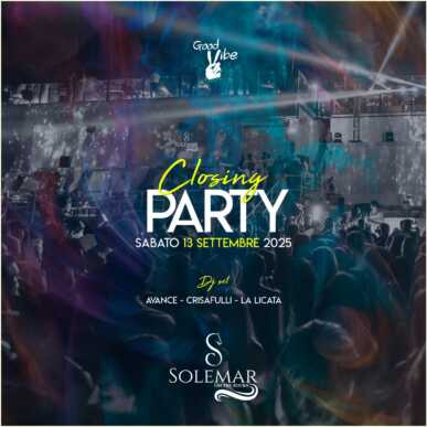 SATURDAY NIGHT 13.09.2025 | Solemar Club