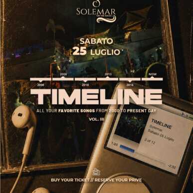TIMELINE Vol. III | Sabato 25.07.2026 | Solemar Club