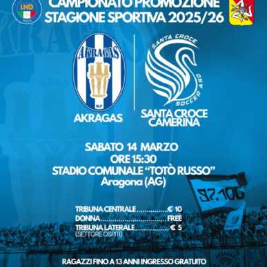 VIRTUS AKRAGAS SLP- santa croce camerina