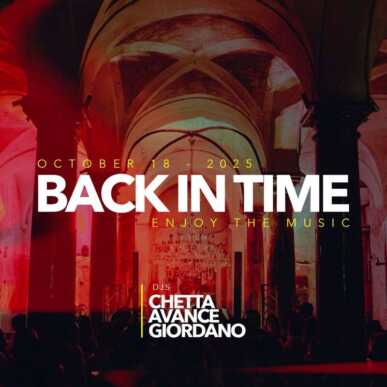 BACK IN TIME Sabato 18.10.2025 – La Cavallerizza