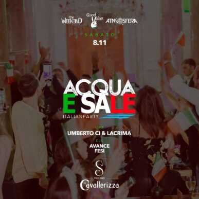 ACQUA E SALE – Sabato 08.11.2025 | La Cavallerizza