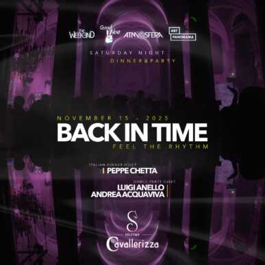 BACK IN TIME Sabato 15.11.2025 | La Cavallerizza