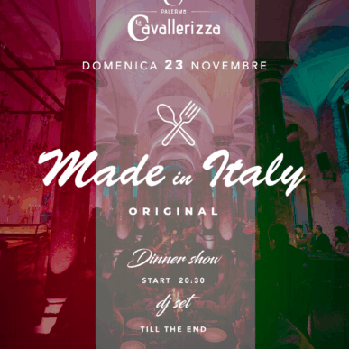 MADE IN ITALY Domenica 23.11.2025 – La Cavallerizza
