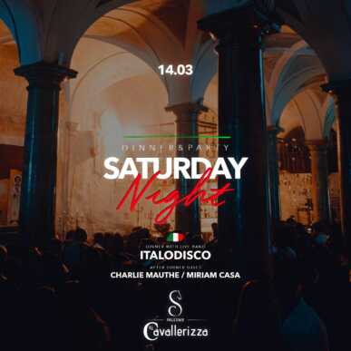 SATURDAY NIGHT 14.03.2026 | La Cavallerizza